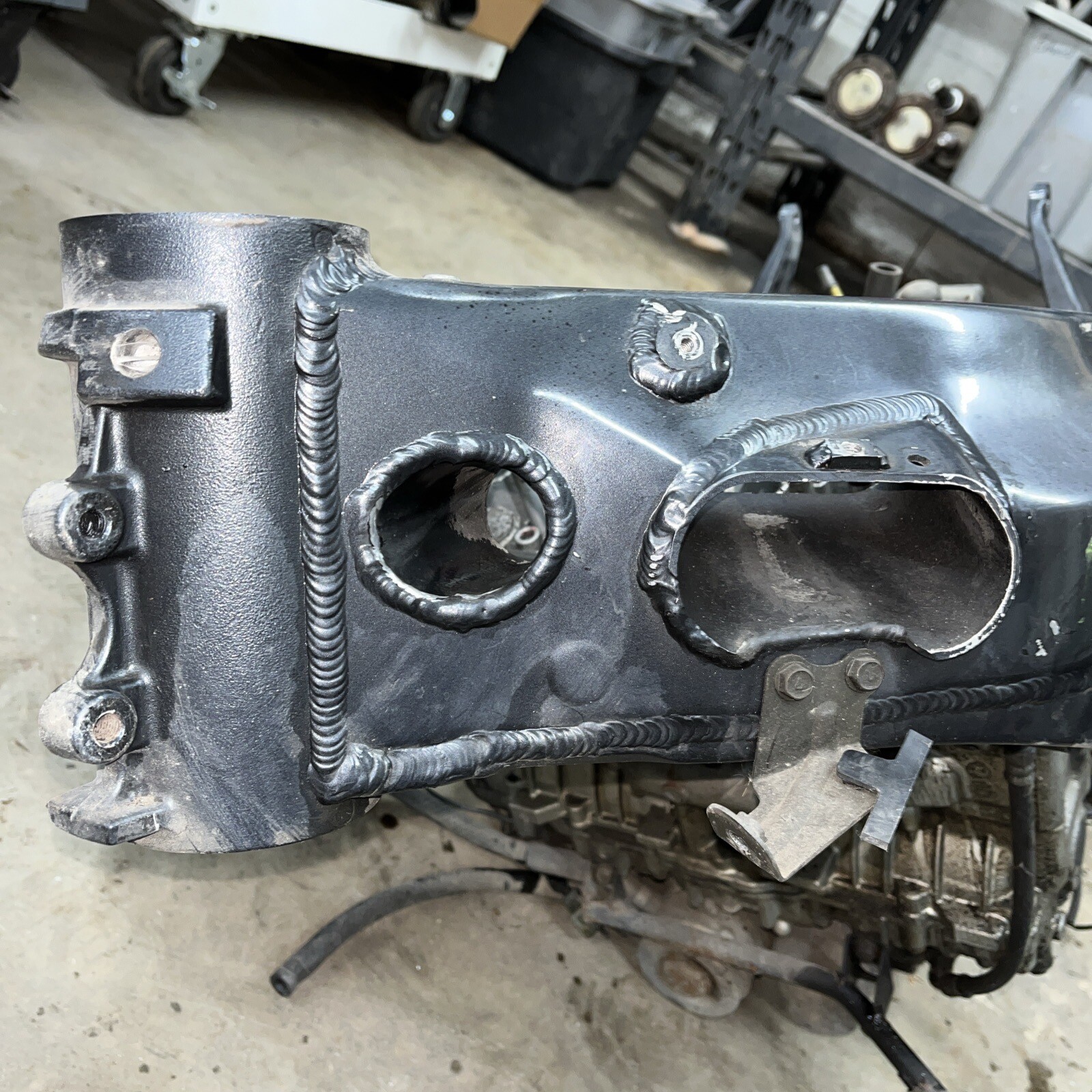 2001 01 KAWASAKI ZX750P ZX 750 ZX7R NINJA BLOWN ENGINE MOTOR FRAME CHASSIS BODY