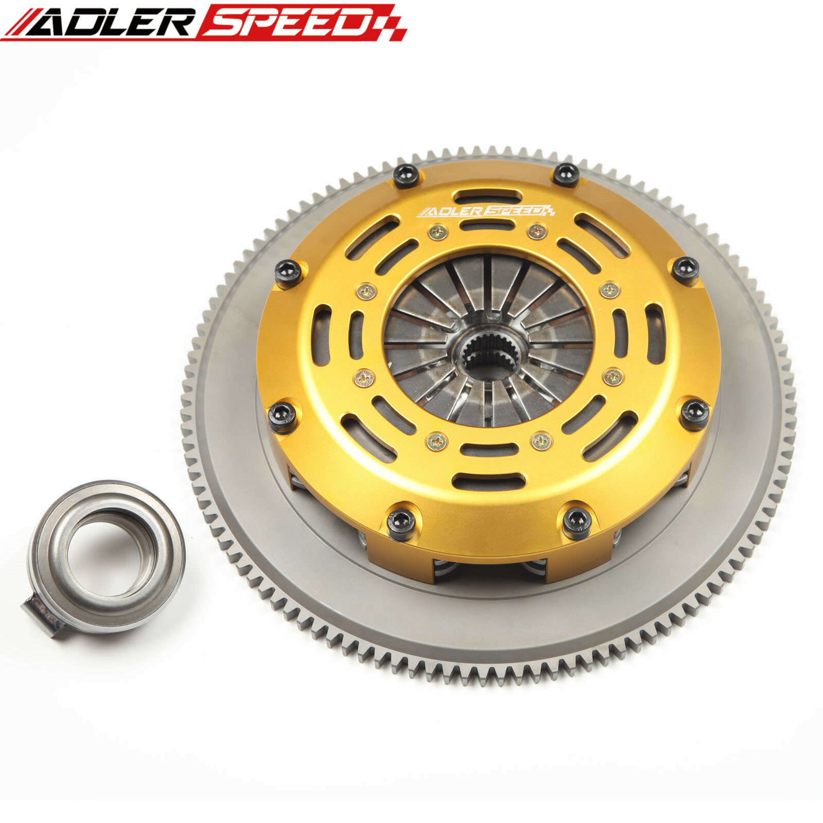 Racing Twin Disc Clutch Kit & Flywheel For Honda K-series Acura K20 K24 Standard