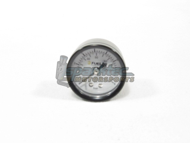 Fuelab EFI Fuel Pressure Regulator Gauge Dual Bar/PSI Scale 0-120 PSI 1.5 Inch