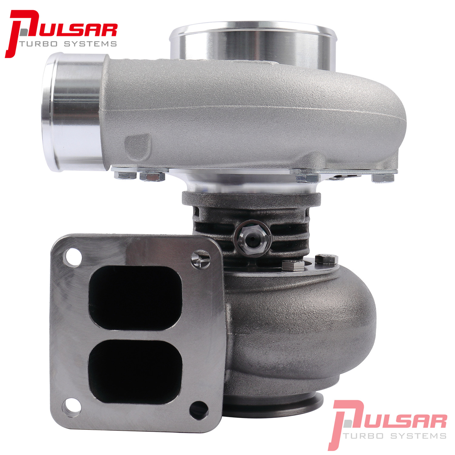 T51R MOD PTE 6870E Dual Ball Bearing Billet Wheel Turbo T4 Divided, Vband 1.0A/R