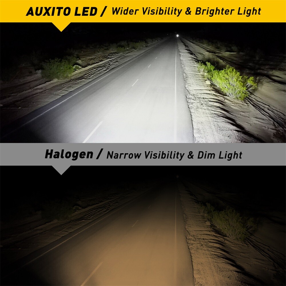 CANBUS 9006 HB4 LED Headlight Bulbs Kit 40000LM Low Beam Super Bright 6500K