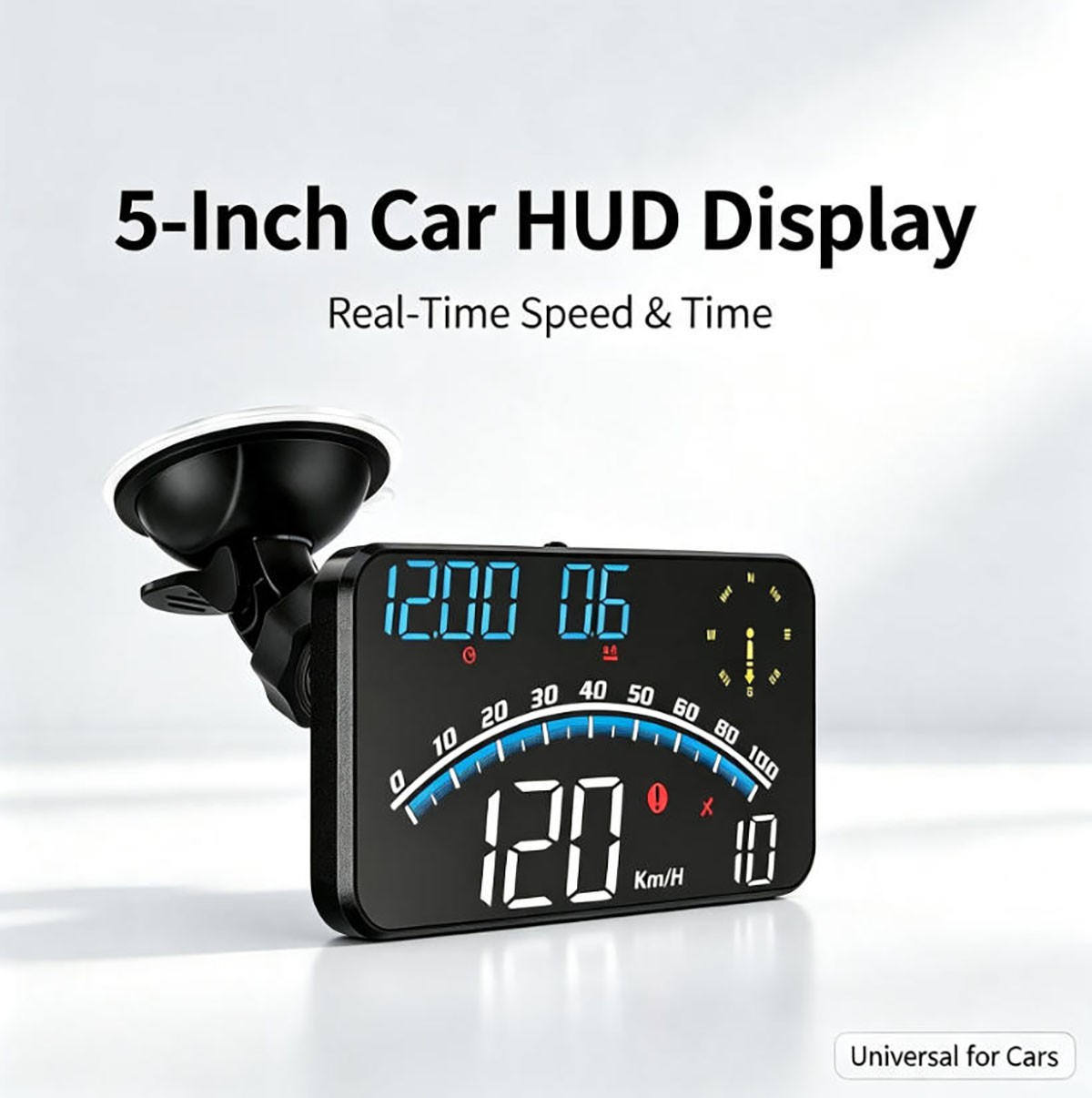 GPS Digital Speedometer Car Truck Motorcycle Head Up Display Odometer HUD MPH