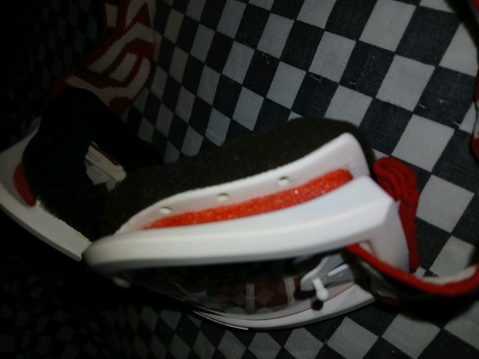 Vintage Oakley goggles White / Red guard mx,ama, , helmet, visor