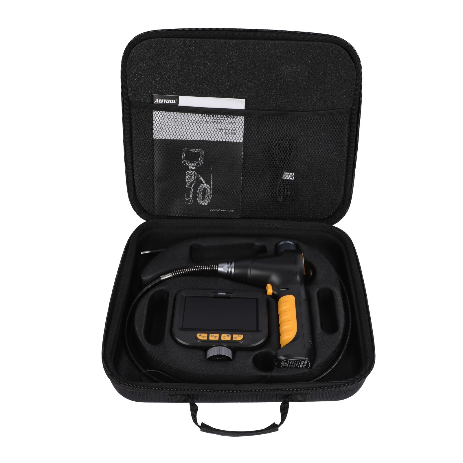 Endoscope Camera 1080P HD 5″ Screen Borescope 2-Way 210° Inspection Camera