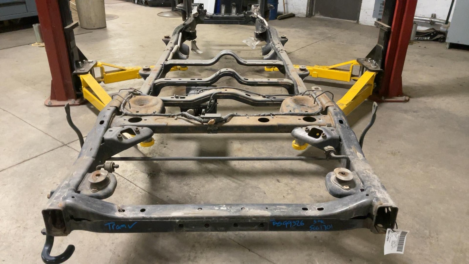 Jeep Wrangler JKU Unlimited 4 Door Complete Frame Assembly 2012-2018 099326
