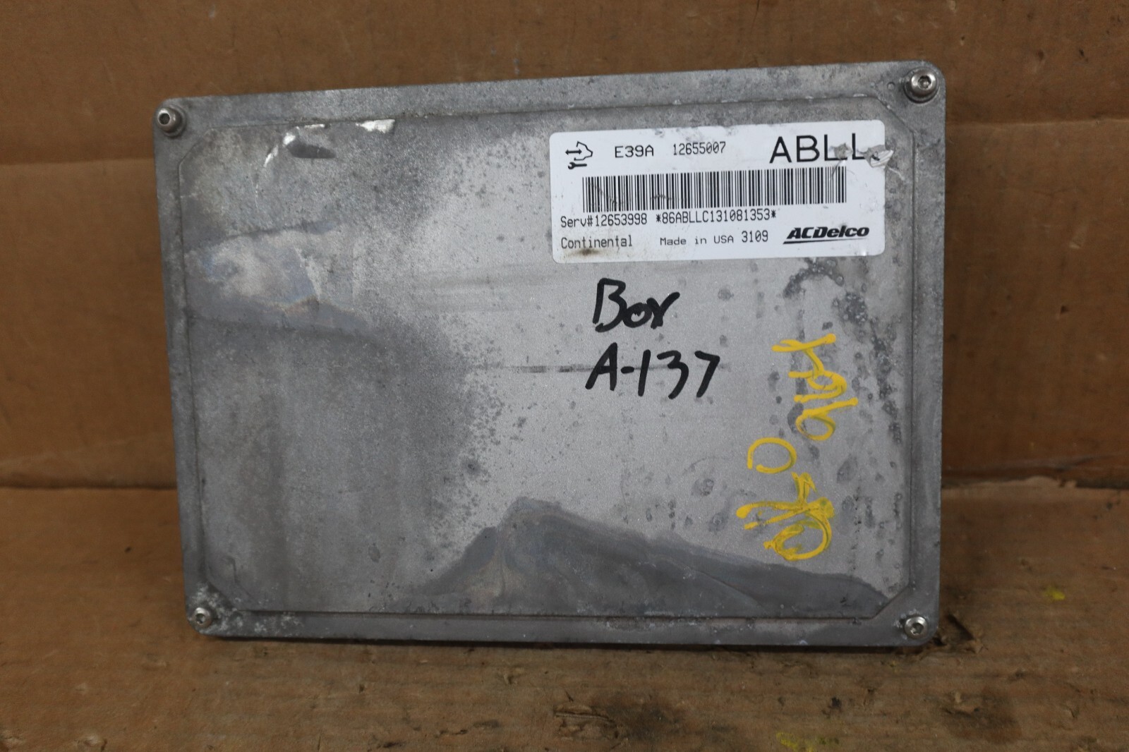 2013 Cadillac XTS 3.6L Engine Computer Control Module ECM ECU 12655007