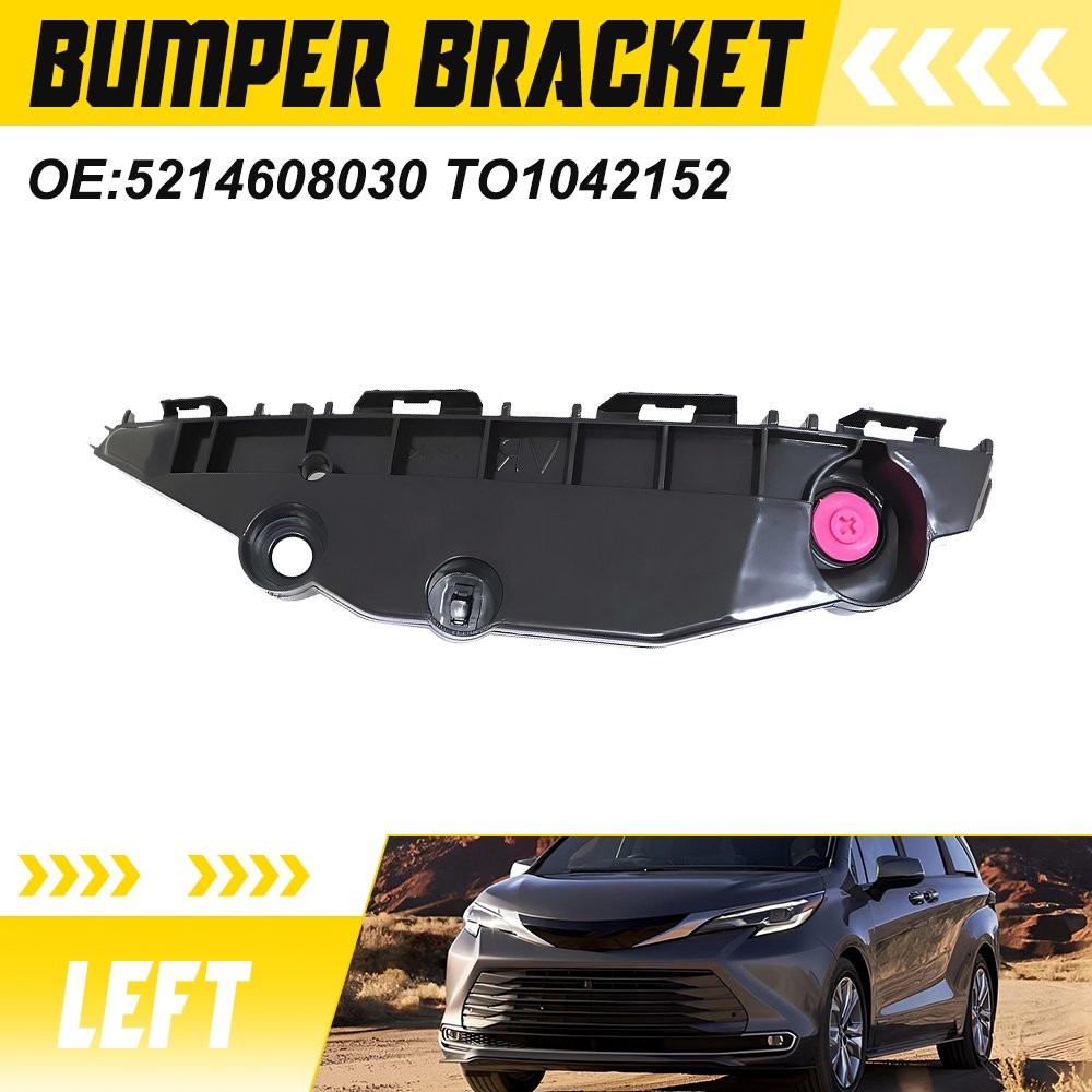 Fit 2021-2025 Toyota Sienna TO1042152 Front Driver Bumper Retainer Bracket EOOK
