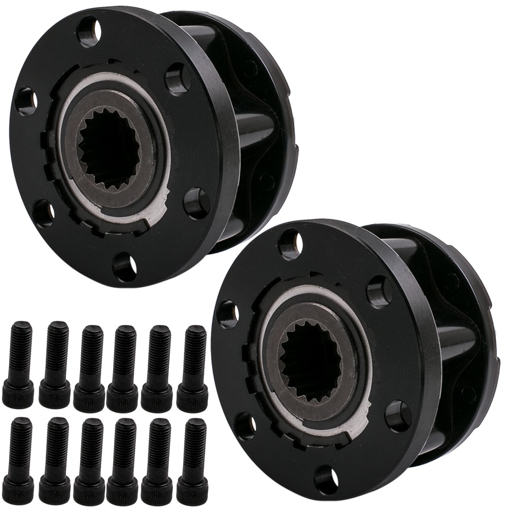 2 Locking Hubs 17 Spline for Isuzu Trooper Rodeo 8-97113446-PT