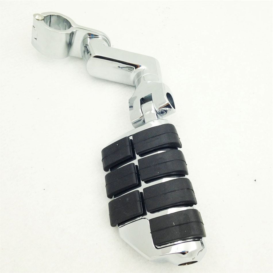 1.25″ Chromed Highway Clamps w/ Large Foot Pegs For YAMAHA V-STAR Roadstar