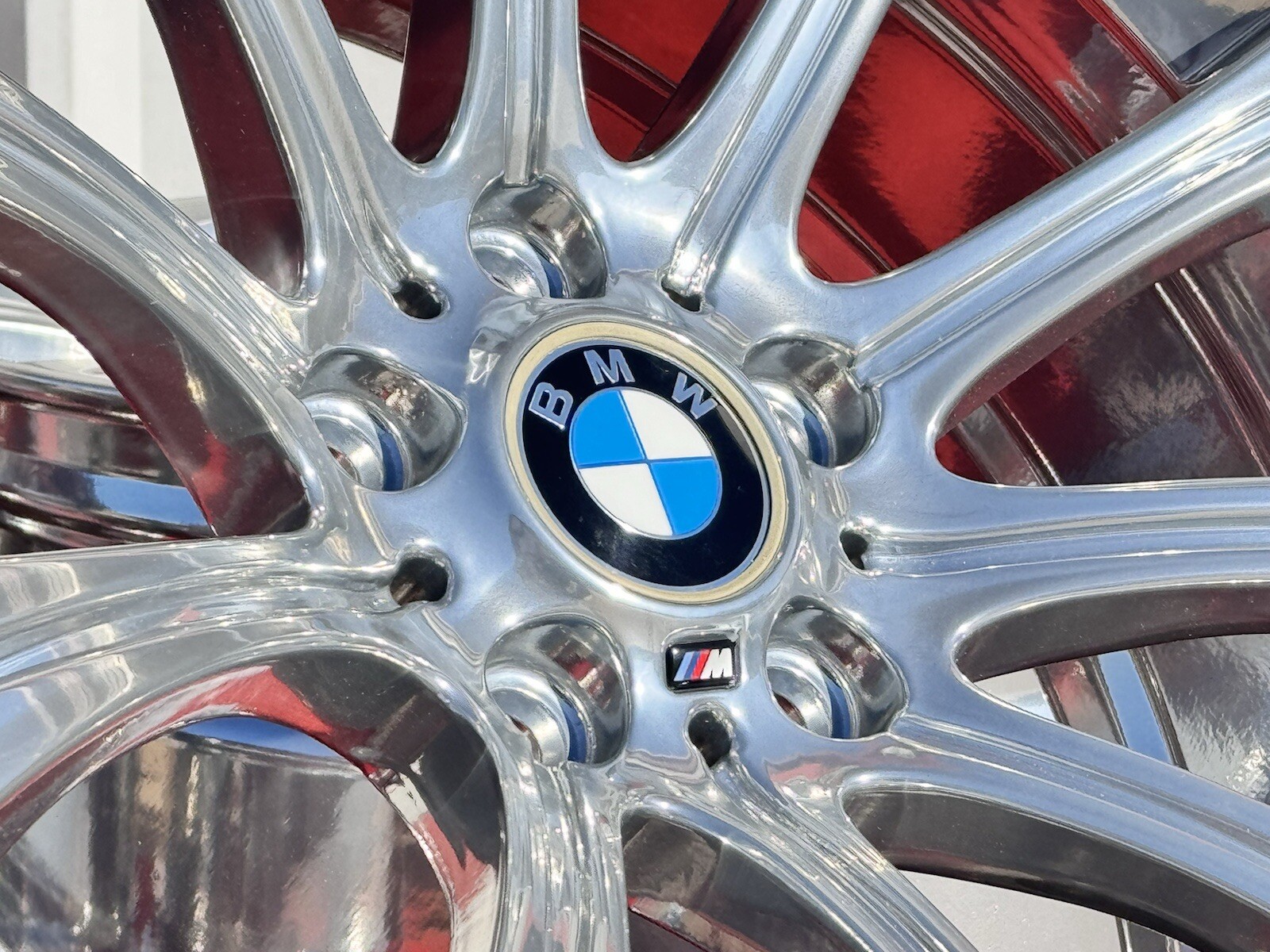 4x CHROME 19″ BMW M5 M6 E60 STYLE 166 OEM BBS WHEELS RIMS 525i 545i 550i 59545
