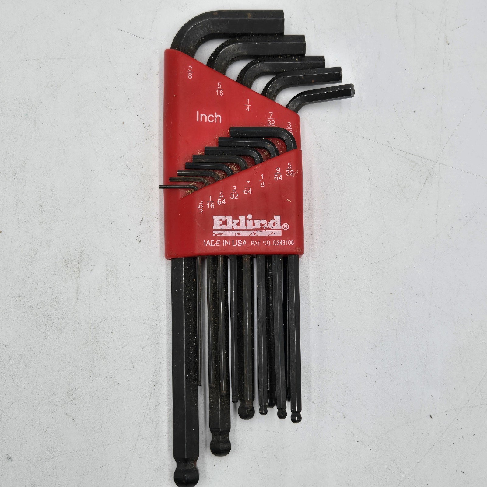 Eklind Tools 13 piece SAE Hex Allen Wrench Set .050″ to 3/8″ Made in USA