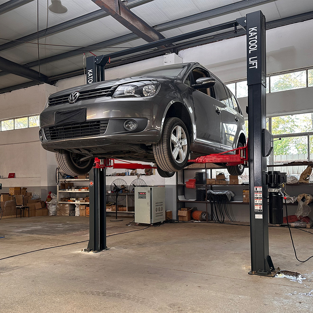 11000lbs Two Post Car Lift Car Elevator Workshop 2 Pole Car Lift Machine Pick Up