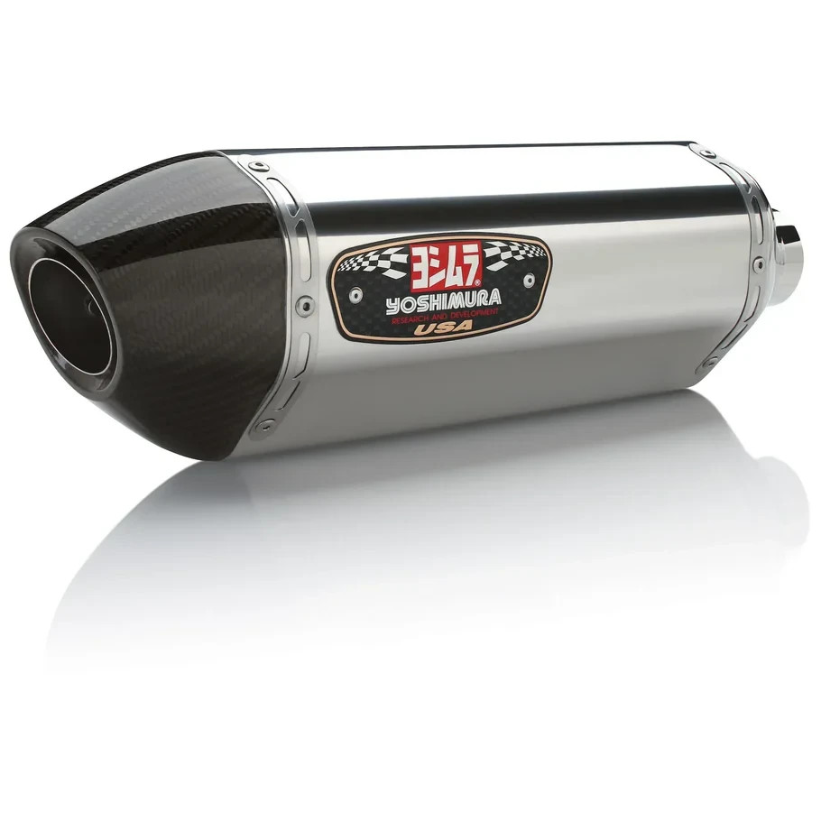 Yoshimura Slip-On Exhaust ( SILVER ) – Replica for Motorcycles