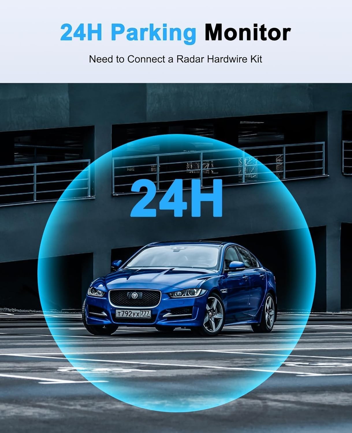 Dash Camera 4K Front & Rear & Inside Motion Detection Dash Cam Built-In WiFi GPS