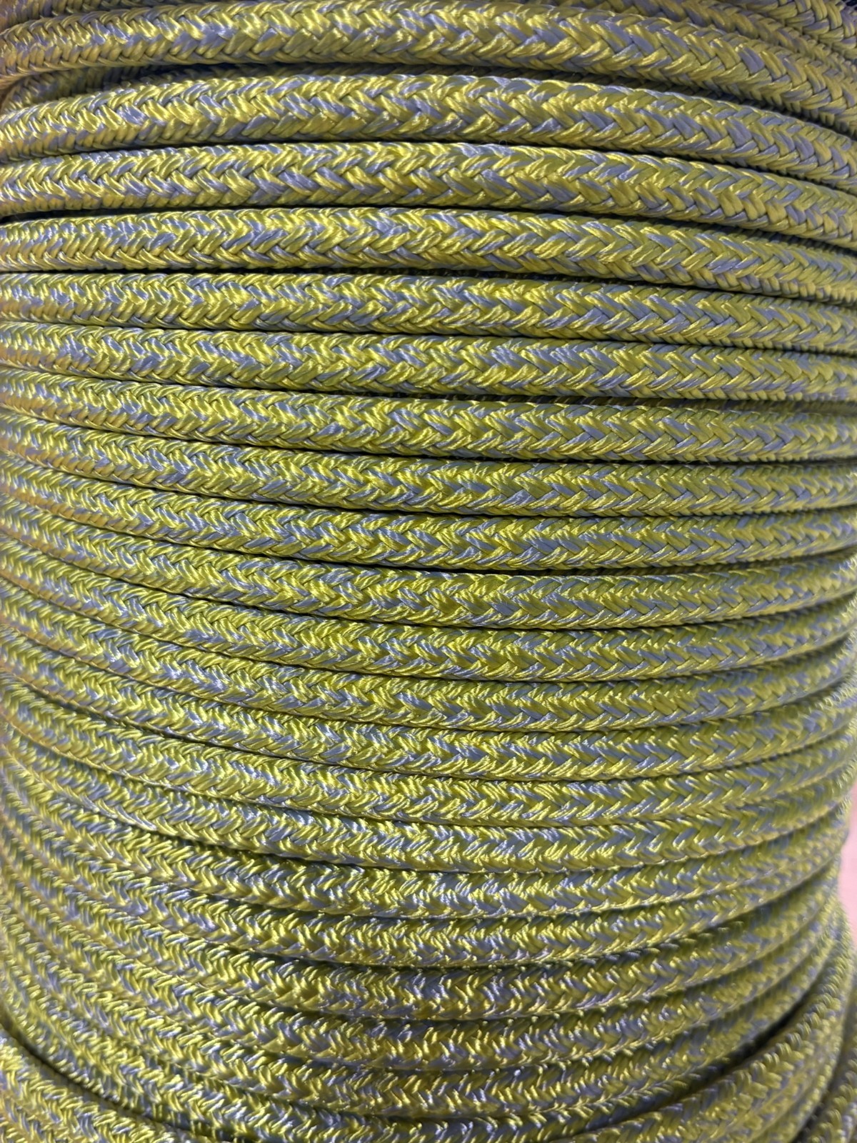 6mm Endura Braid New England Ropes Euro Yellow 120′ length