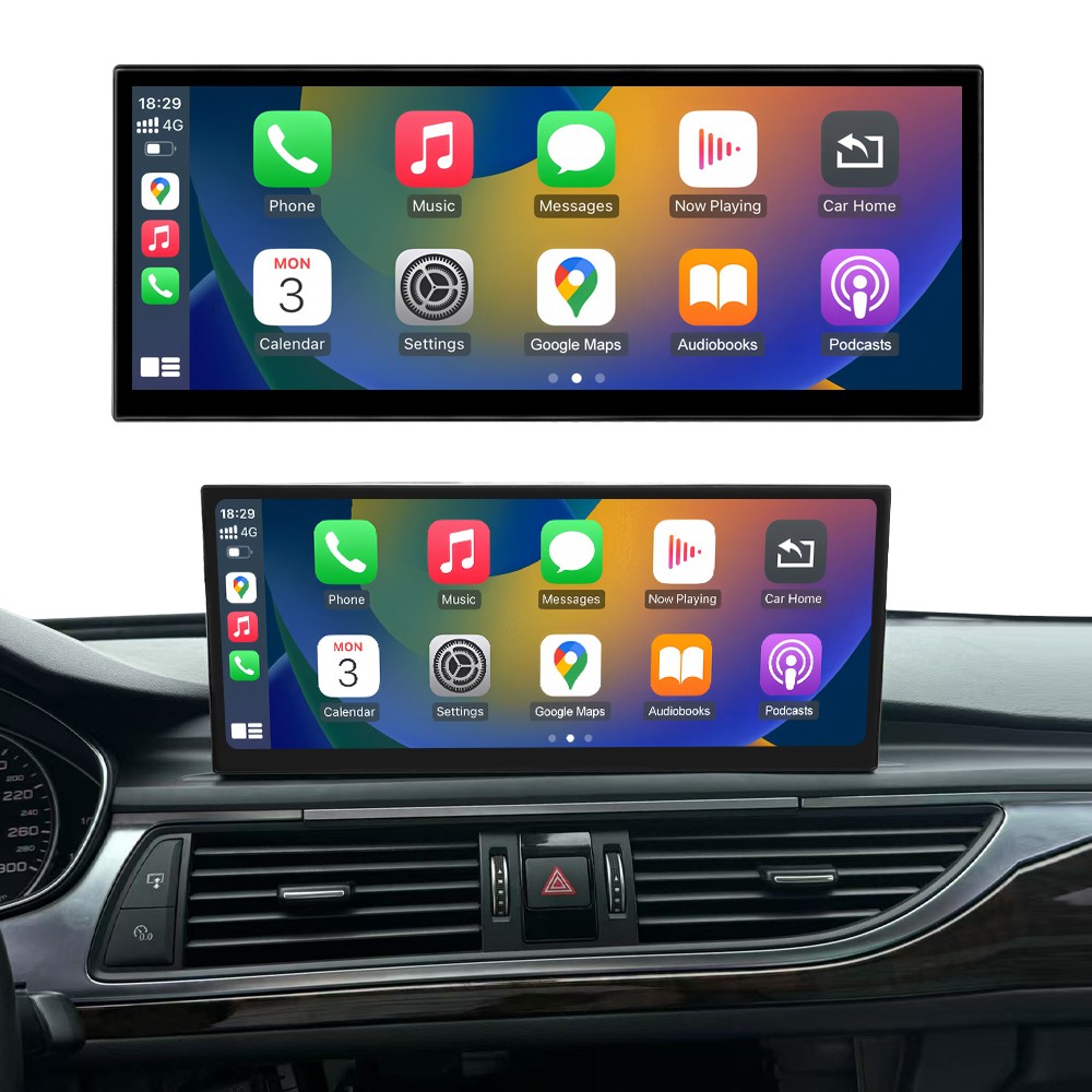 12.3″ultra-thin Wireless Carplay Stereo Touch Screen For Audi A6 A7 16-2018 MHI2
