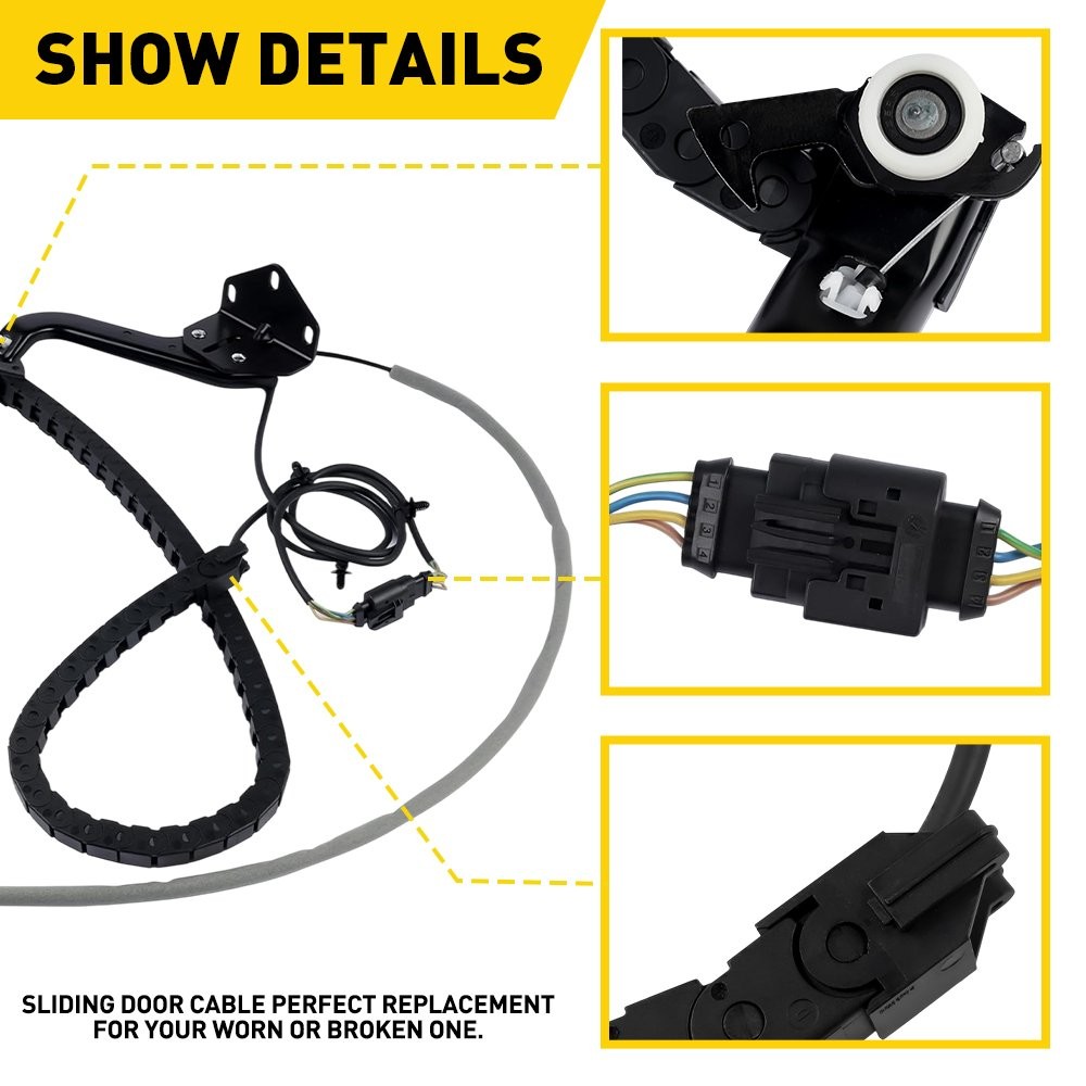 RH Side Sliding Door Cable Track For Mercedes-Benz All Sprinter Models 2006-2017