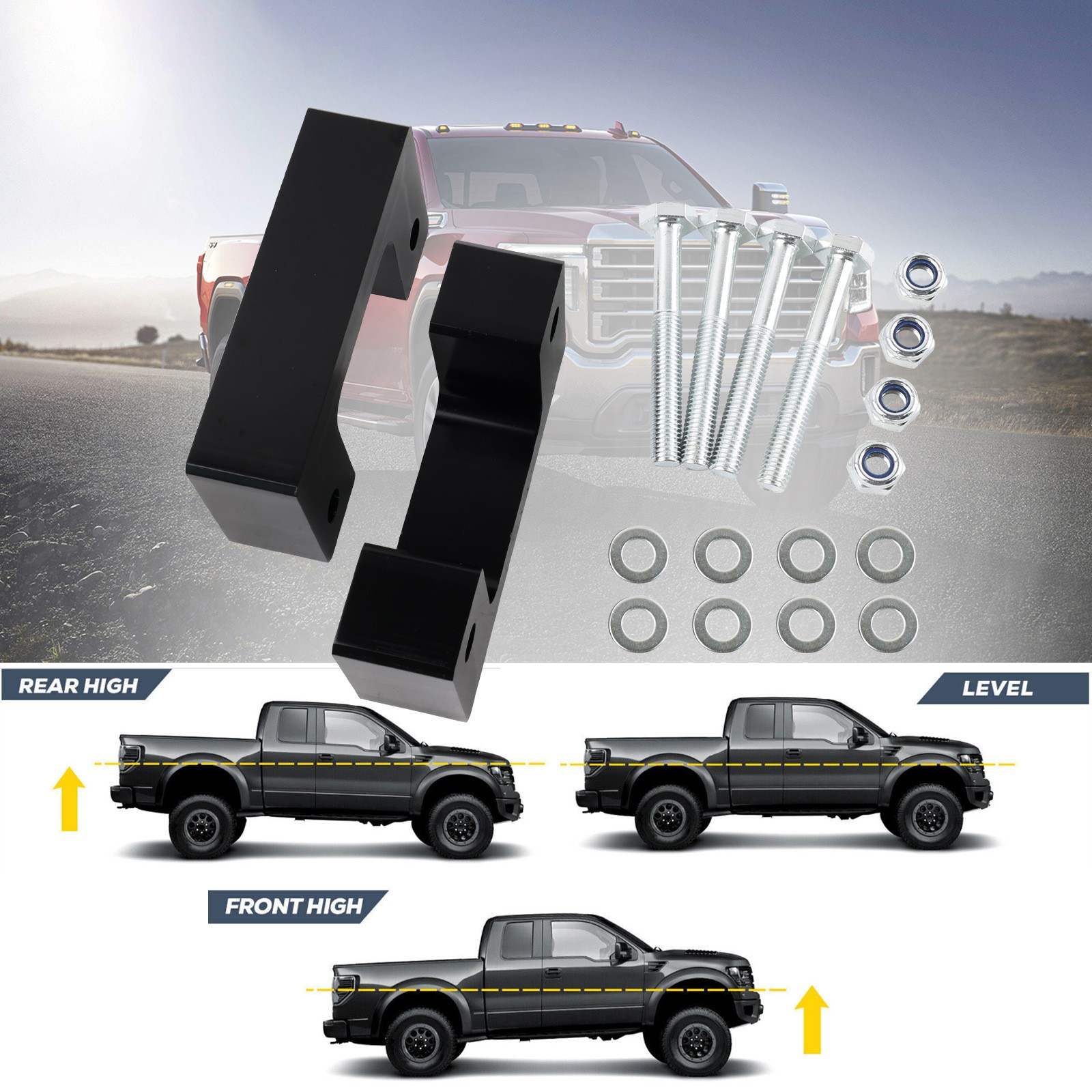 2 Inches Front Leveling lift Kit For Chevy Silverado GMC Sierra GM 1500 LM New