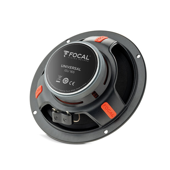 Focal Integration ISU165 2-Way 16.5 cm Coax Speaker Set 140 Watt Bass Black