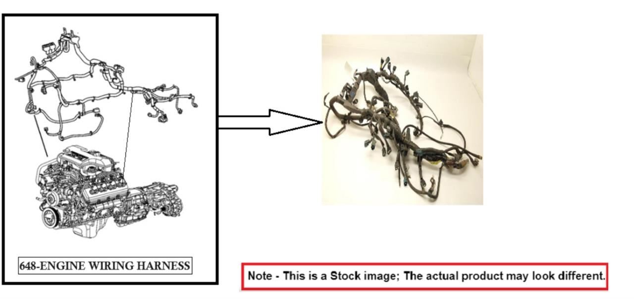 ENGINE WIRE HARNESS OEM 2017 JEEP GRANDCHER