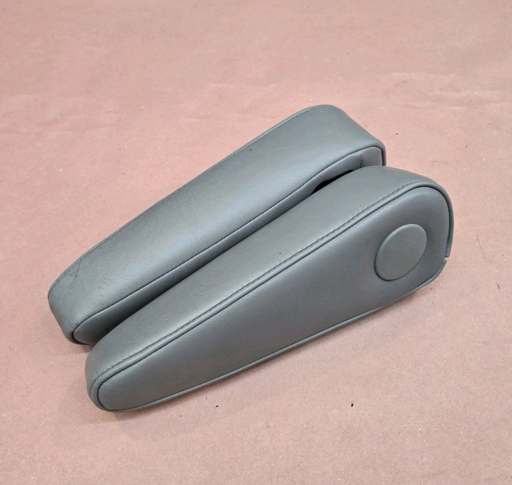 98-02 LX470 LAND CRUISER Front Left Right Arm Rest Leather GRAY Armrest OEM