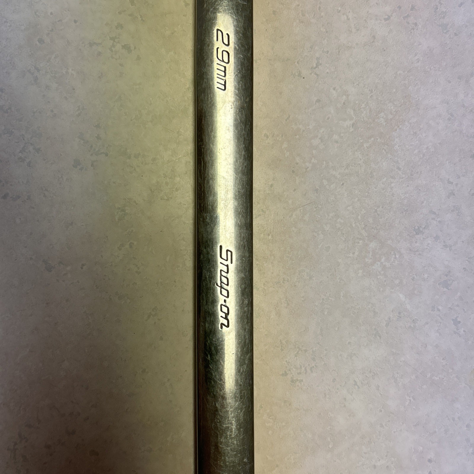 Underlined Snap On OEXM290 29mm 12-Point Metric Combination Wrench CHROME USA
