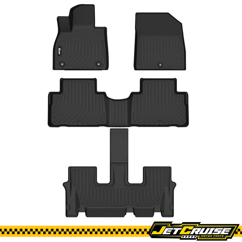 Fits 20-25 Hyundai Palisade 7 & 8 Seats Heavy Duty Floor Mats Carpet Liners TPE
