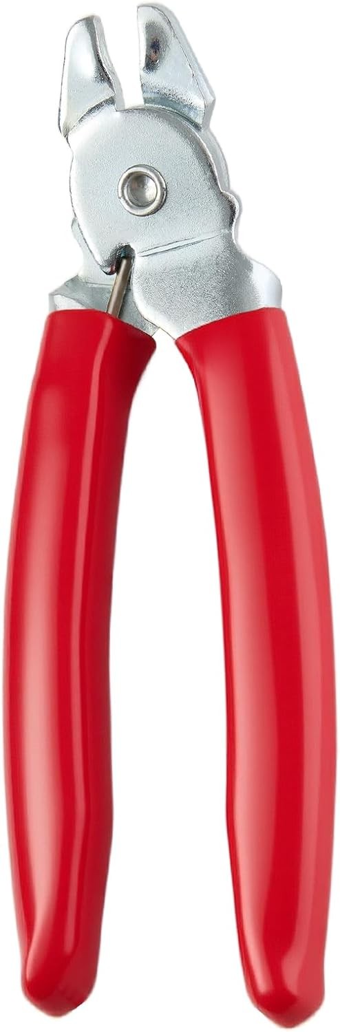 Hog Ring Pliers,Professional upholstery Rings Pliers Kit,Auto Red