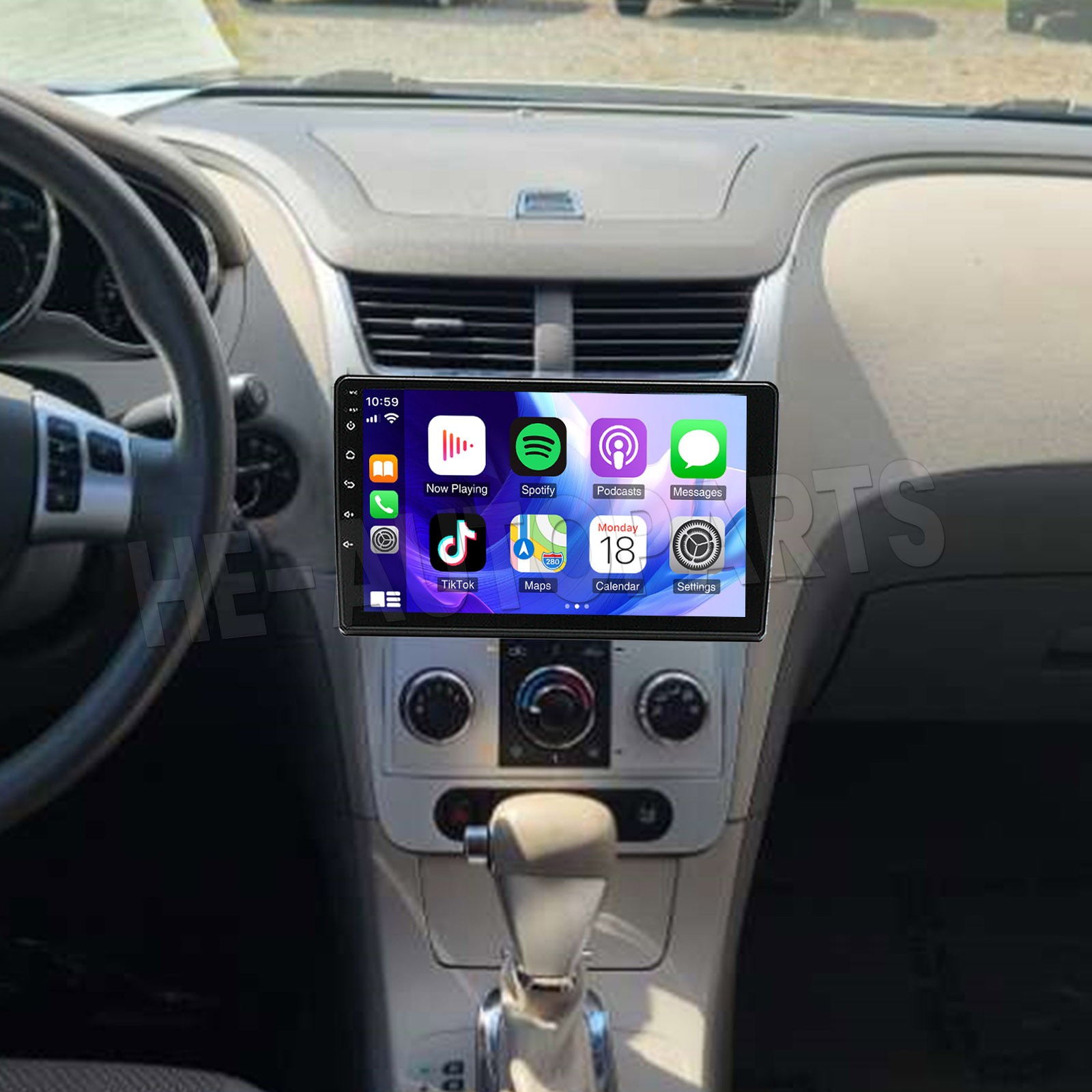 4+64GB Android 13 For Chevy Malibu 2008-2012 Apple CarPlay Car Radio GPS Stereo