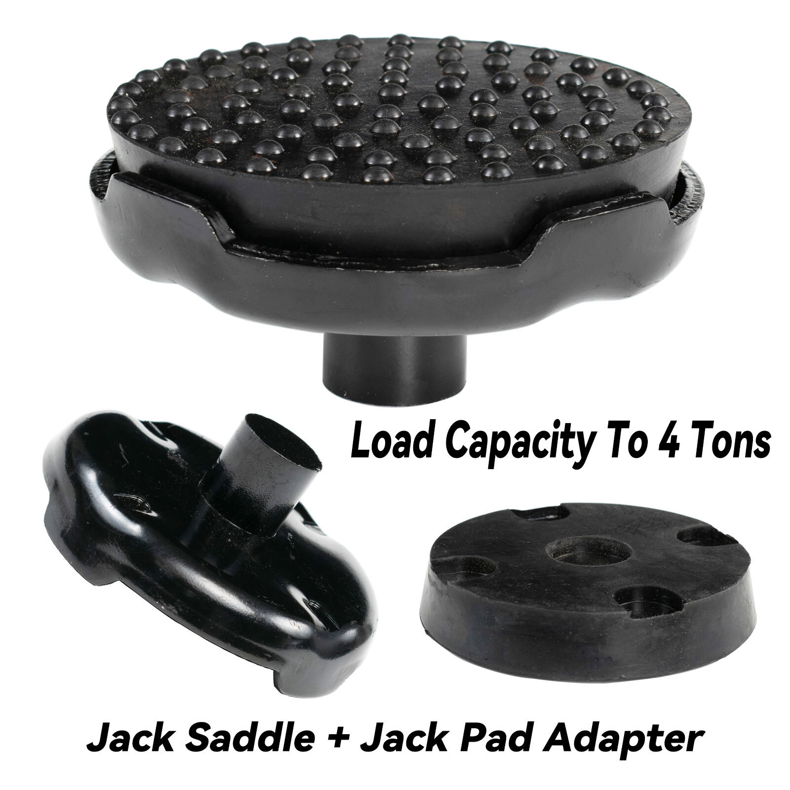 4 Tons Floor Jack Saddle Rubber Pad Adapter Lift Guard Car Truck Repair Tool