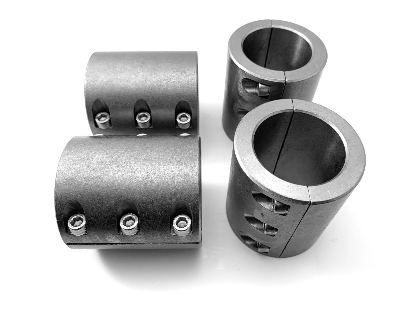 4 Steel tube clamps weldable bolt on 1.75″ 1 3/4″ roll cage mounts USA Made -L