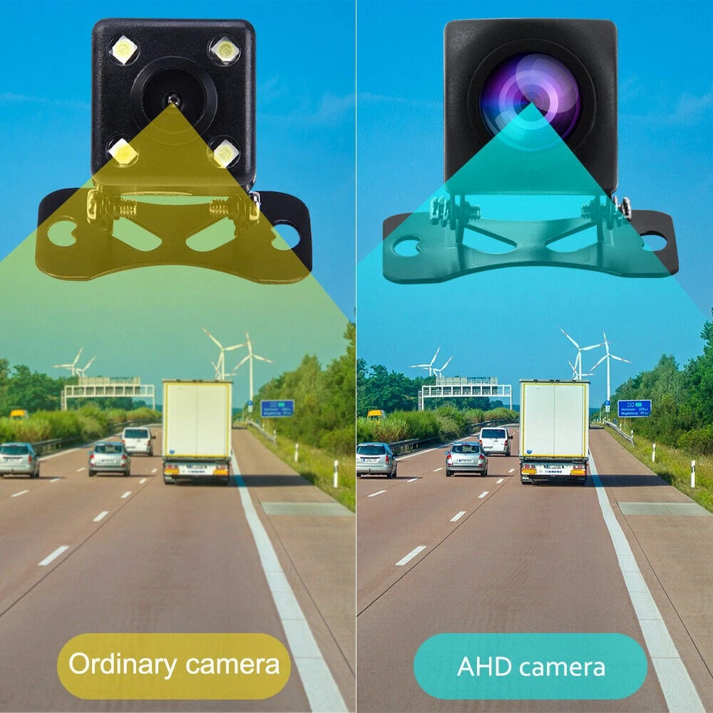 AHD/CVBS Car Backup Camera Waterproof Plate Rear View Night Vision Reverse 2025