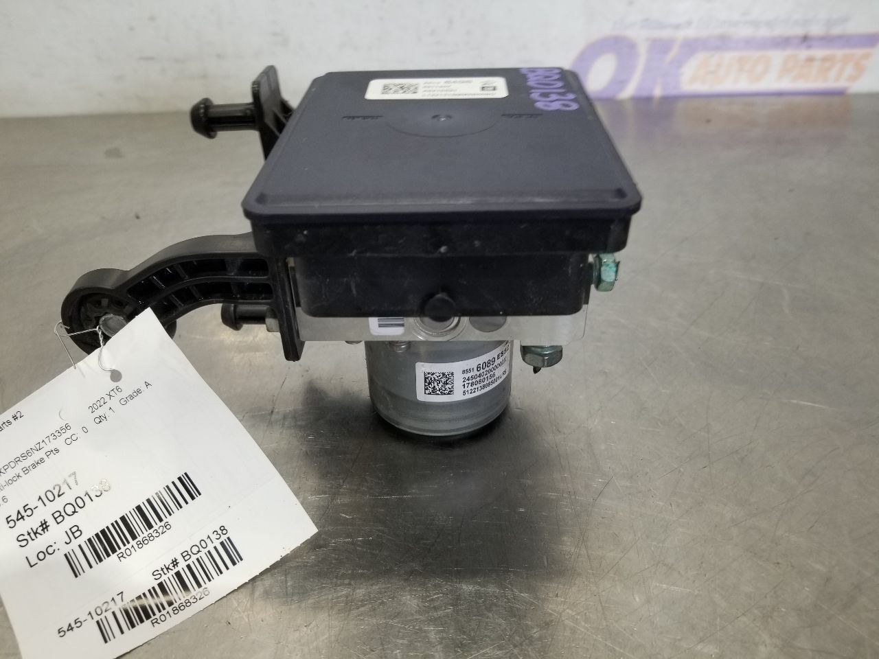 22 CADILLAC XT6 PREMIUM LUXURY ABS ANTI-LOCK BRAKE PUMP 85138498 85516089