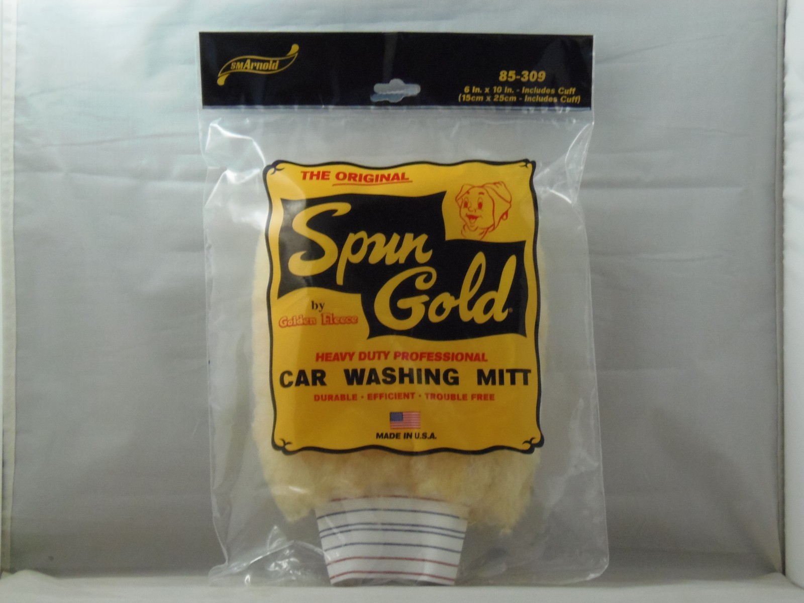 WASH MITT SM ARNOLD CUFFED 85-309 SYNTHETIC DETAIL PROFESSIONAL DURABLE