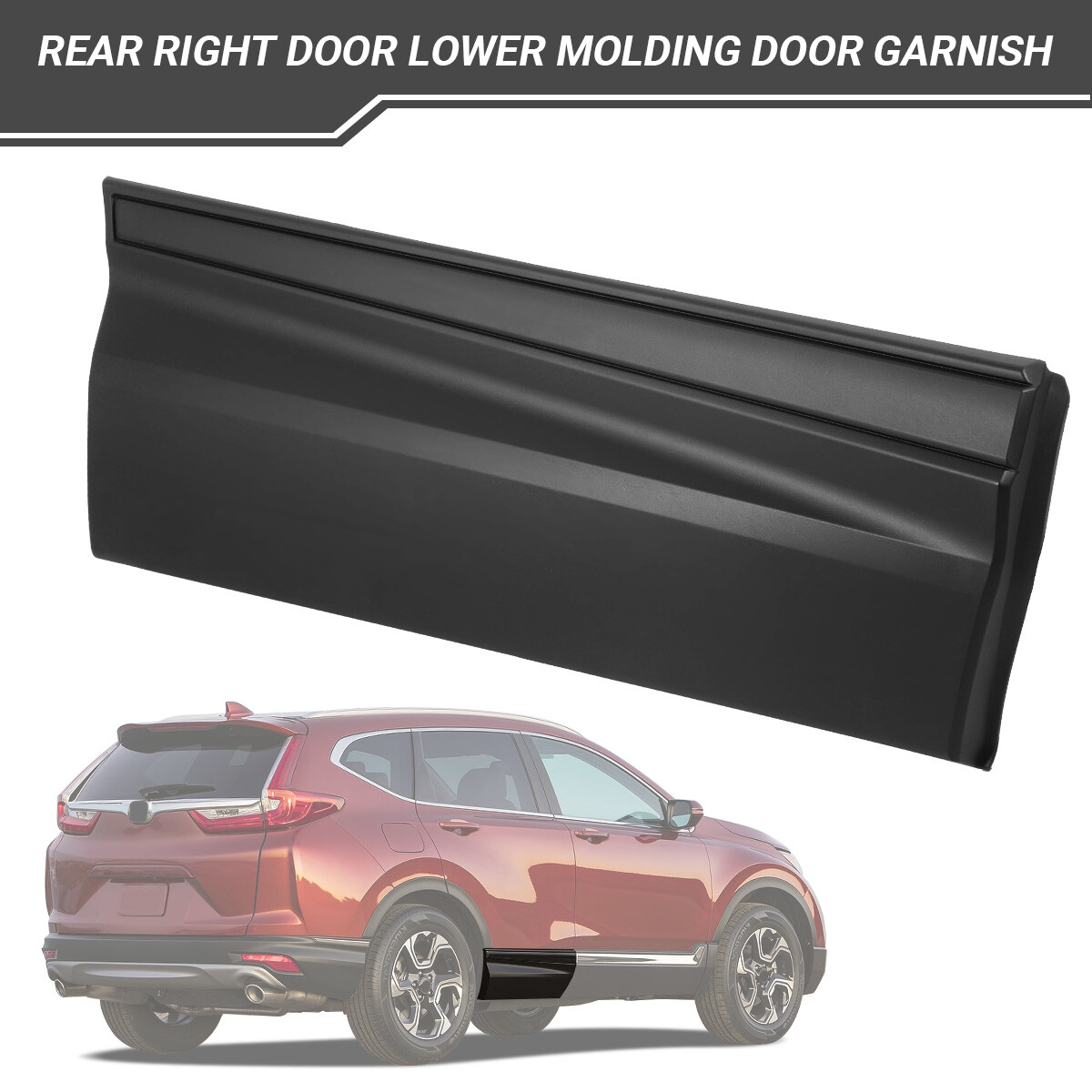 Rear Right Door Lower Molding Door Garnish For Honda CR-V 2017-22 75313-TLC-A01