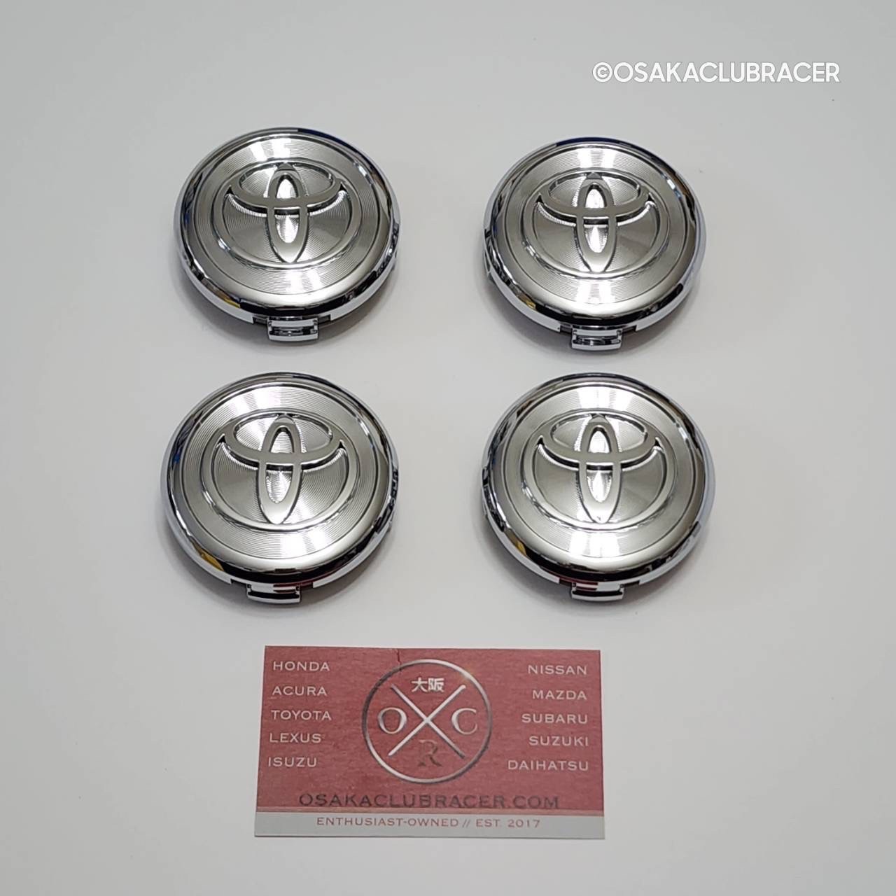 Genuine OEM Toyota Altezza Chrome Wheel Center Cap Set JDM 00-05 Lexus IS300 17”