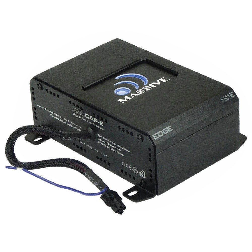 MASSIVE AUDIO E4 4000W MAX 1 OHM STABLE MONOBLOCK EDGE SERIES AMPLIFIER CAR AMP