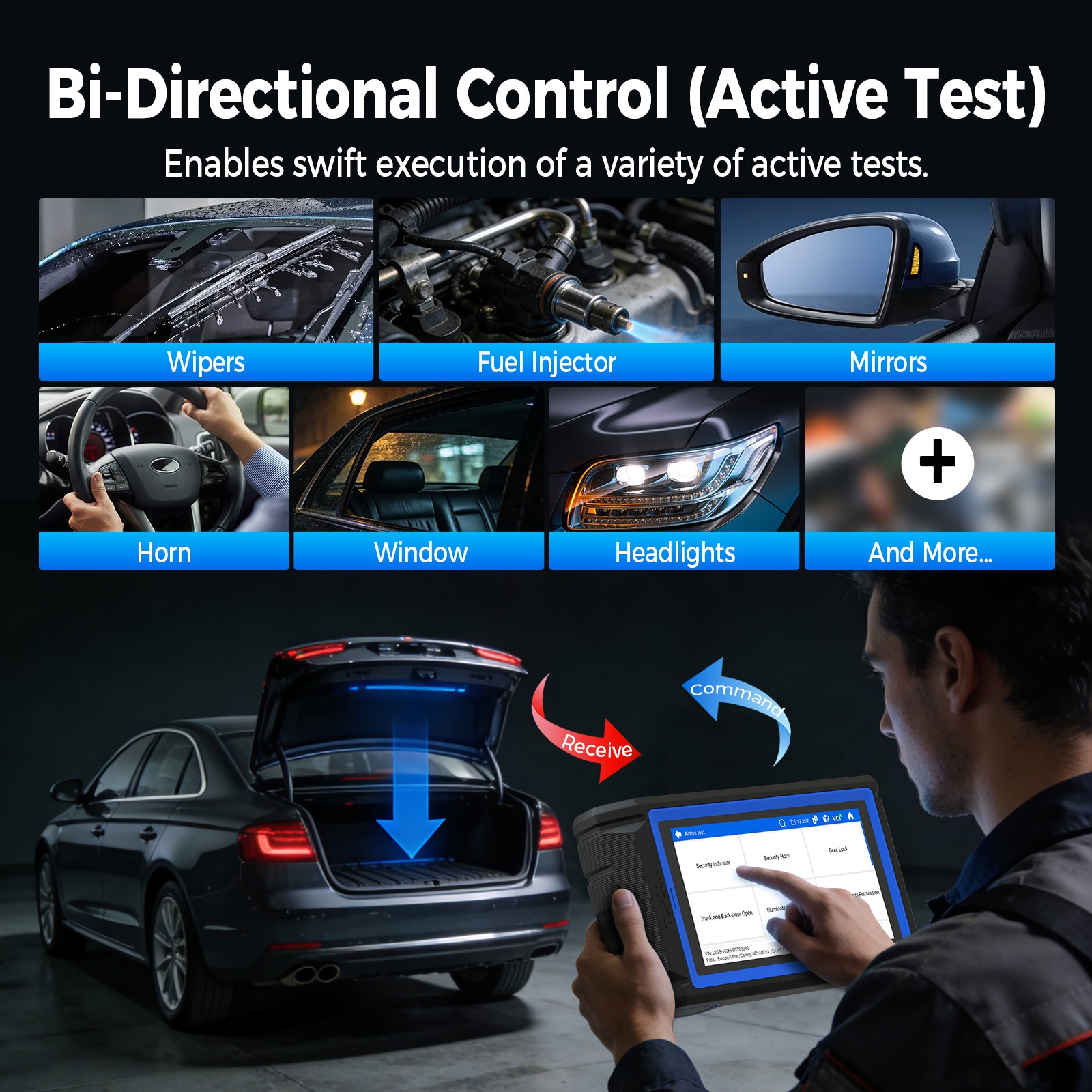 2026 TOPDON VeriDiag X800BT 34+Reset Bluetooth Bidirectional Vehicle Code Reader