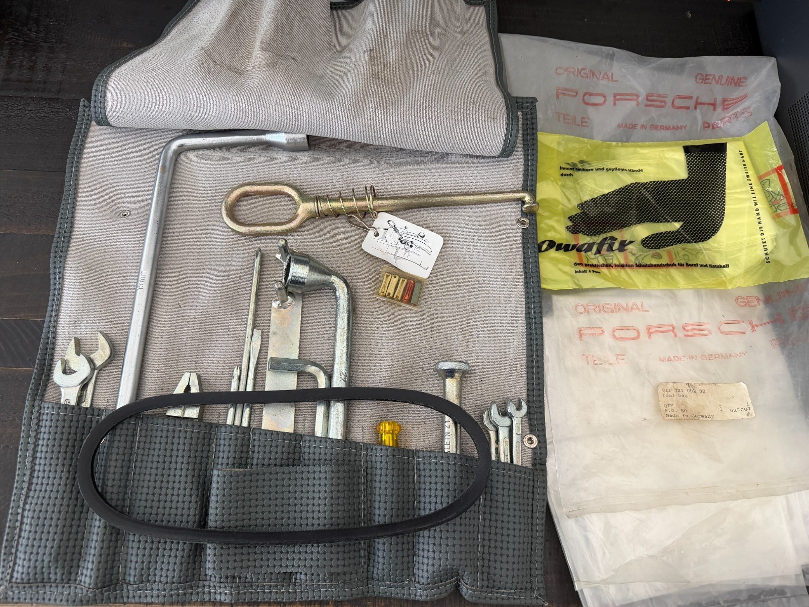 1975 1976 1977 Porsche 911 Turbo Carrera Toolkit Tool Kit Roll Factory Original