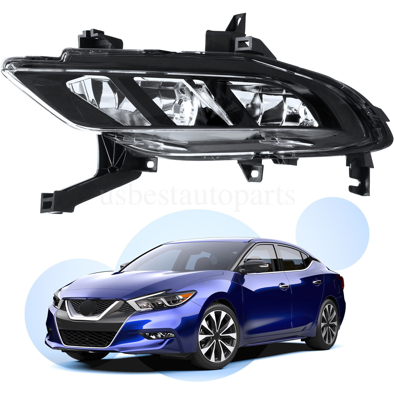 Driver Left LH Side Fog Driving Light Lamp For 2016 2017 2018 Nissan Maxima