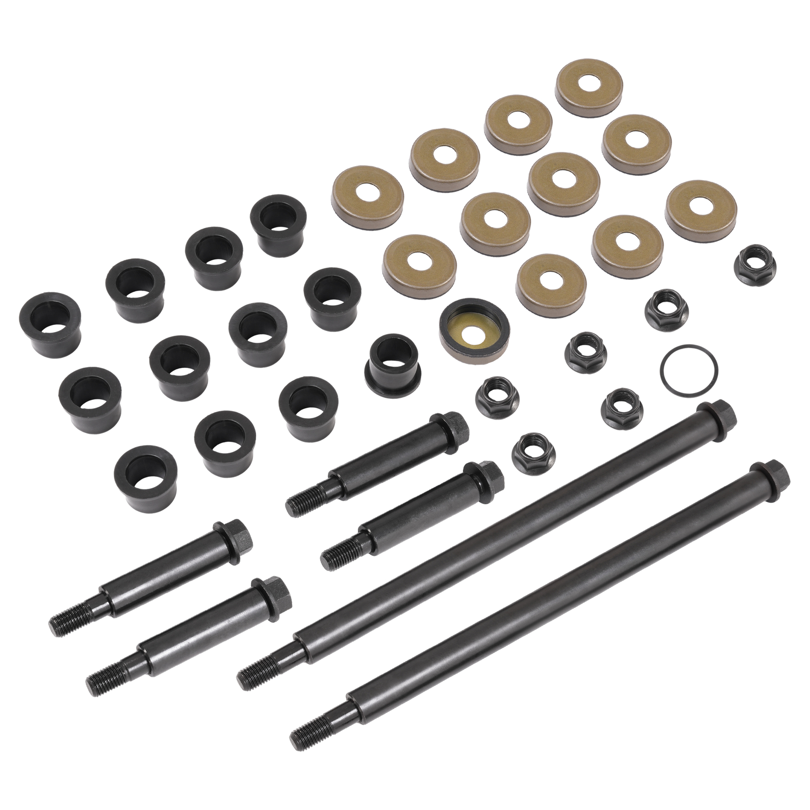 Black Front A Arm Bushing Kit Replacement For Raptor 125 250 700 YFZ450 2006-22