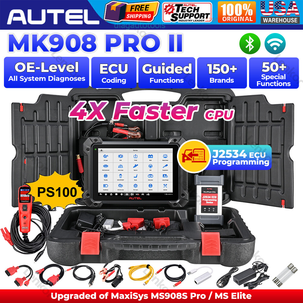 Autel MaxiCOM MK908P II Scanner Programming Coding Upgraded of Elite MS908S PRO
