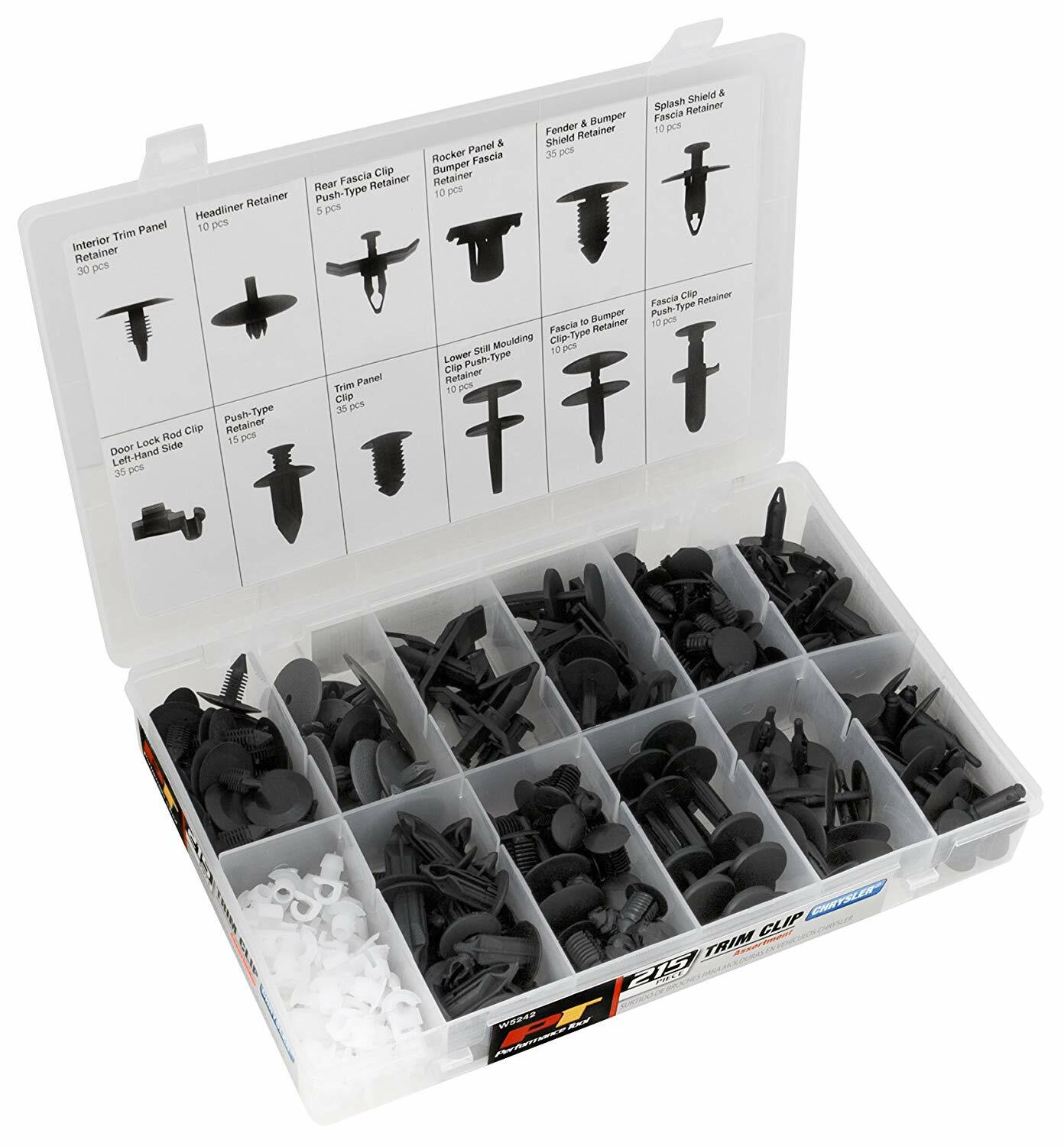 W5241 415pc Ford Trim Clip Assortment | Trim Clips for Doors for Ford
