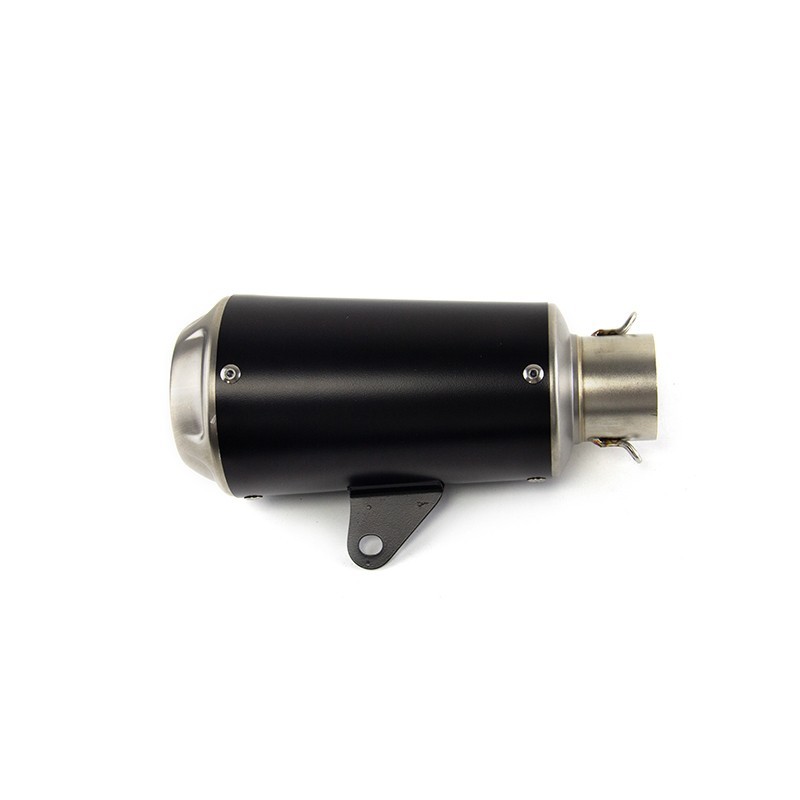 Slip-on 51mm 2″ Universal Motorcycle Exhaust Muffler Pipe Tail Tips Black