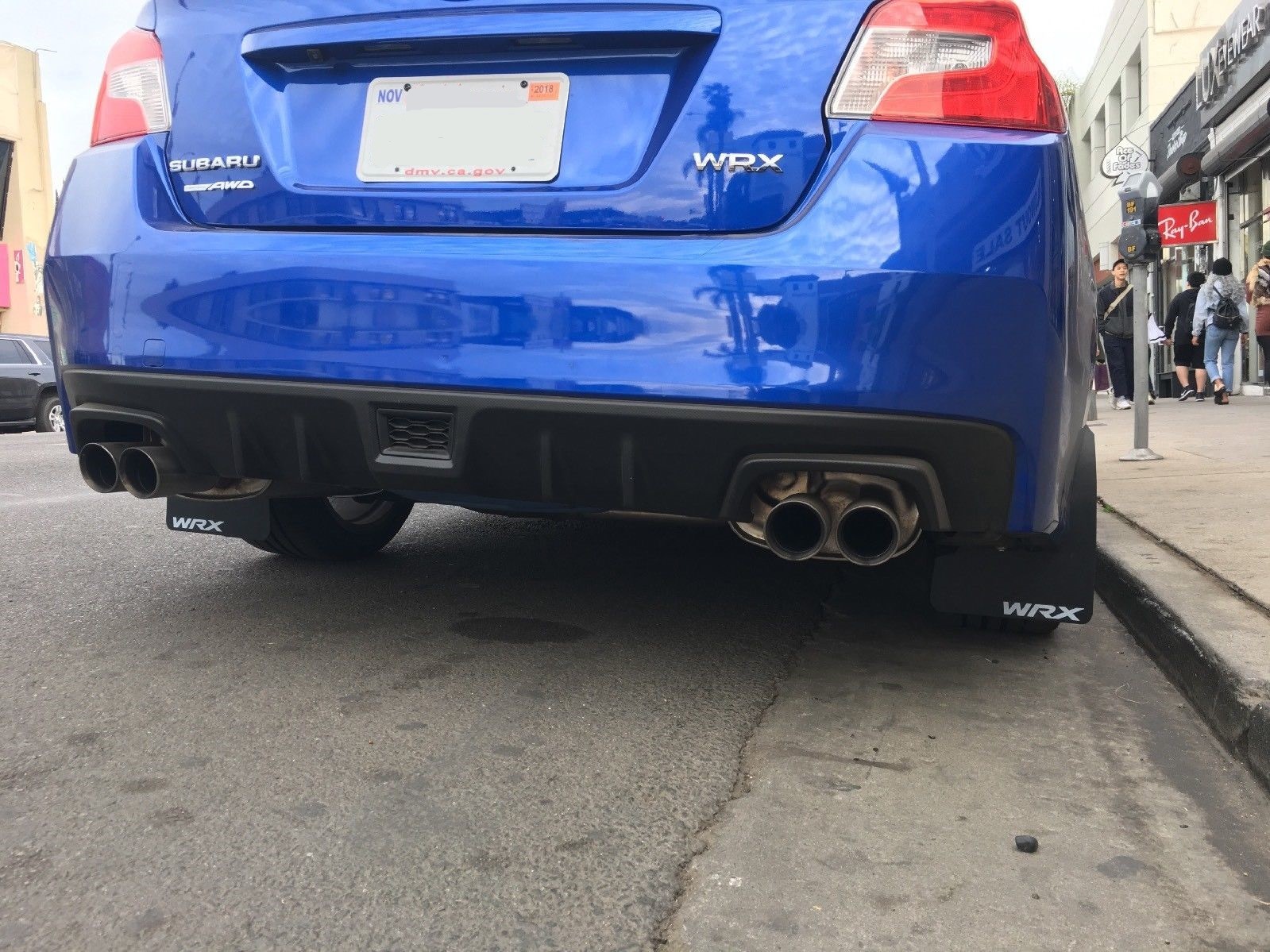 [SR] 2015-2021 Mud Flaps Set BLACK with Hardware Kit & Custom Vinyl B (NEW)