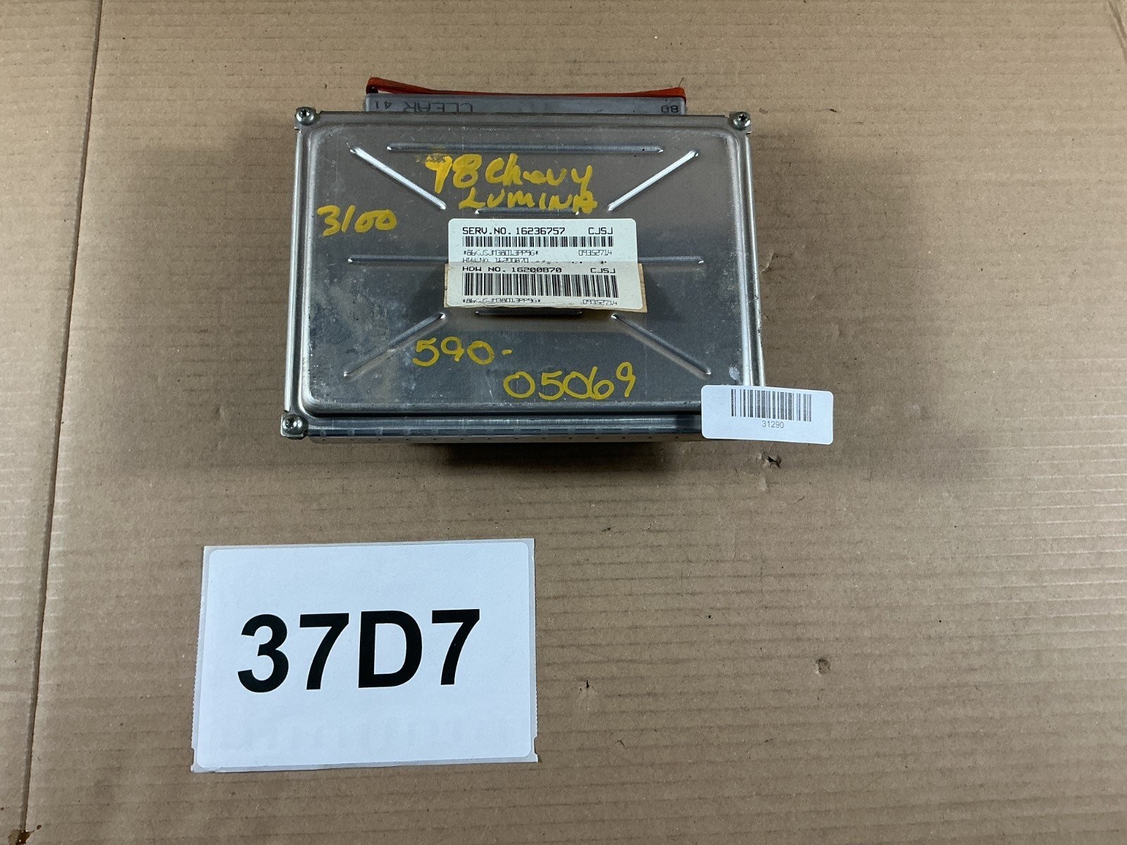1998 – 1999 Chevrolet Lumina 3.1L Engine Control Module Unit 16236757, 16200870.