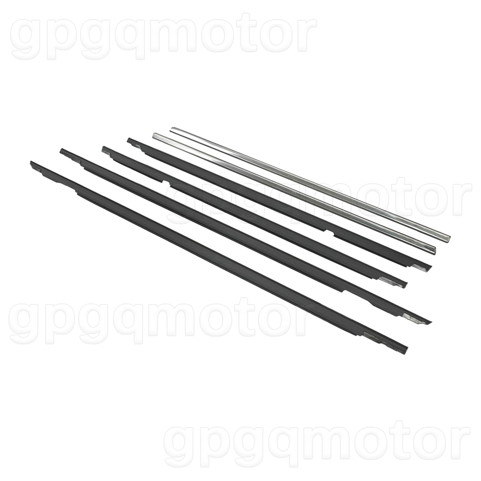 For TOYOTA Land Cruiser LC80 FJ80 FZJ80 LX450 1991-1998 Door Belt Molding 6 PCS