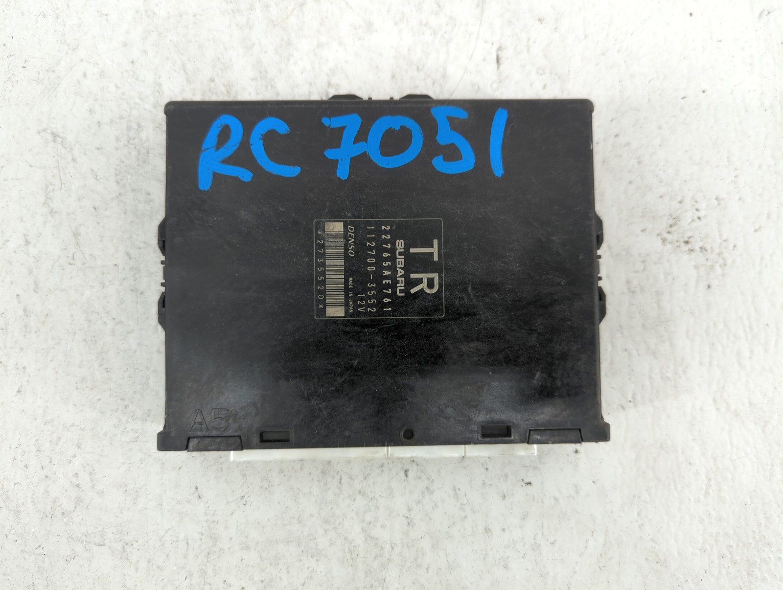 2013-2013 Subaru Impreza Engine Computer Ecu Pcm Ecm Pcu Oem RV5G5