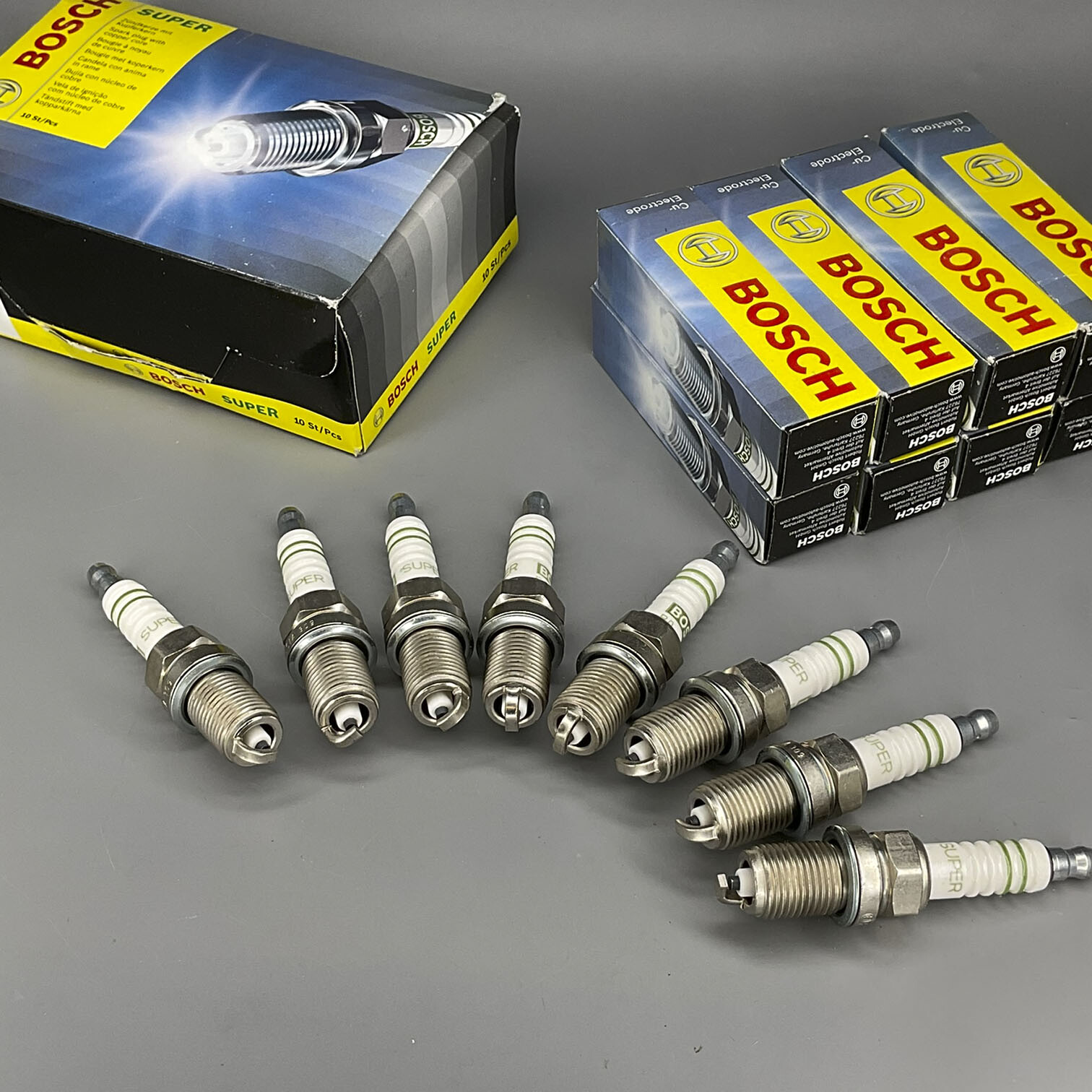 OE Germany F8DC4 Yttrium Spark Plug 8PCS For 1992-93 MERCEDES-BENZ 500E V8-5.0L