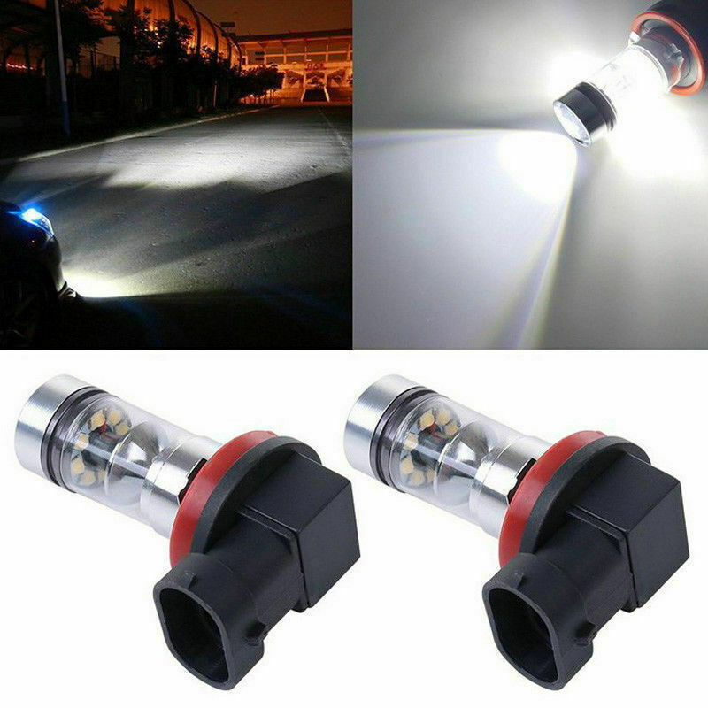 For Acura TSX ILX TL MDX RDX RL 6000k White H11/H8 LED Fog Driving Light Bulbs
